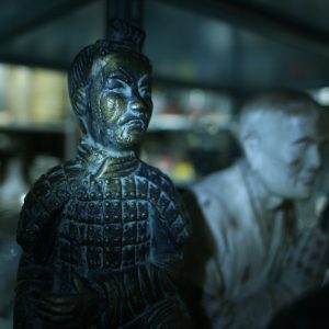 Figura wojownika terakotowego