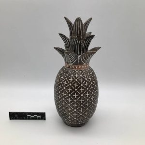 Ceramiczny ananas dekoracyjny retro